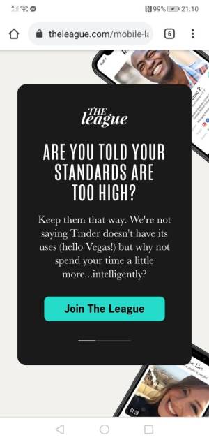 TheLeague sign up